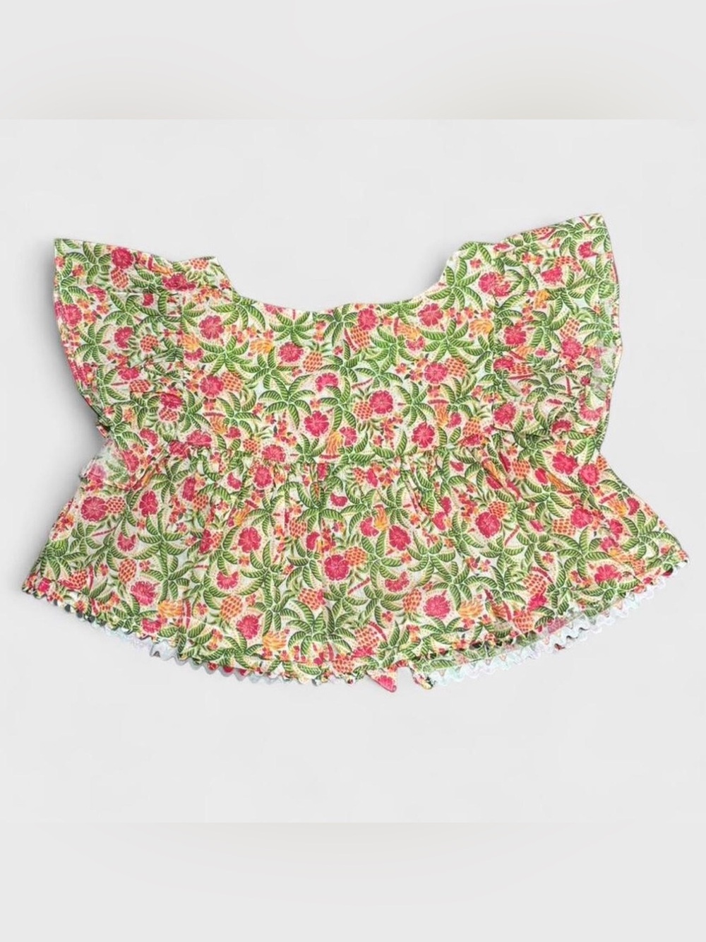 Size Girls 8 Poupette St Barth Ruffle Crop Top